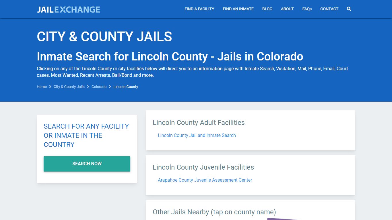 Lincoln County Jail Inmates | Arrests | Mugshots | CO